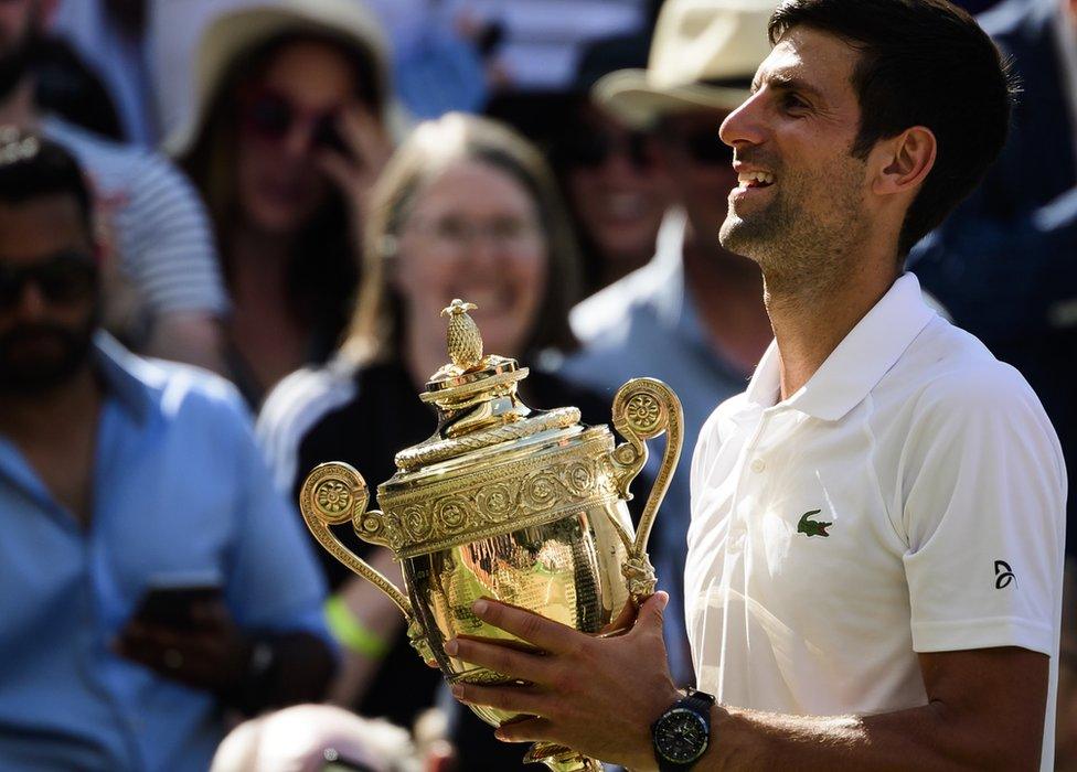 Novak Djokovic has won his fourth Wimbledon championship