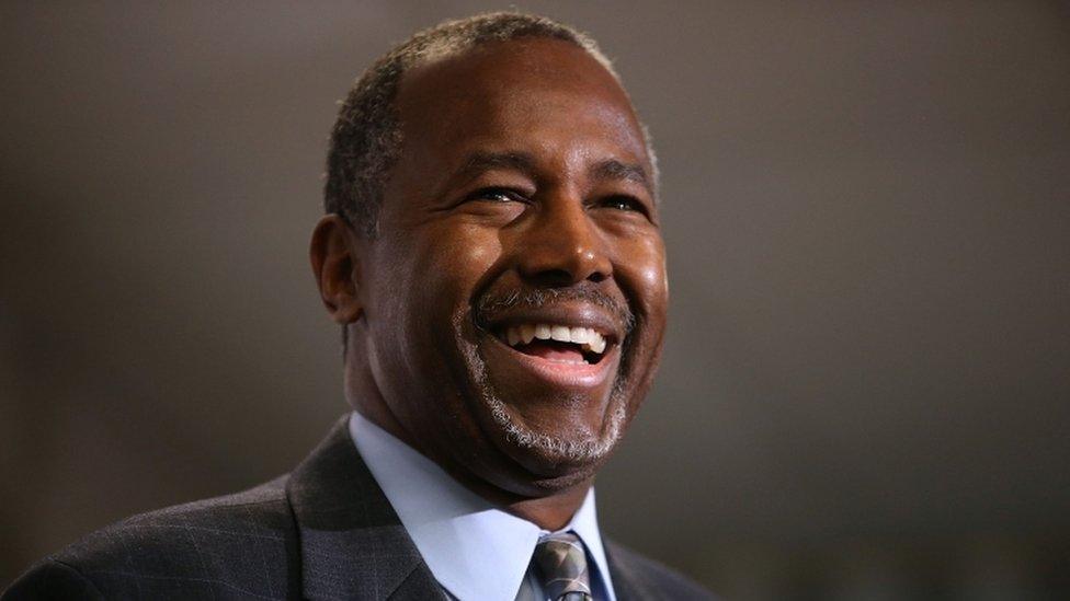 Republican presidential candidate Ben Carson