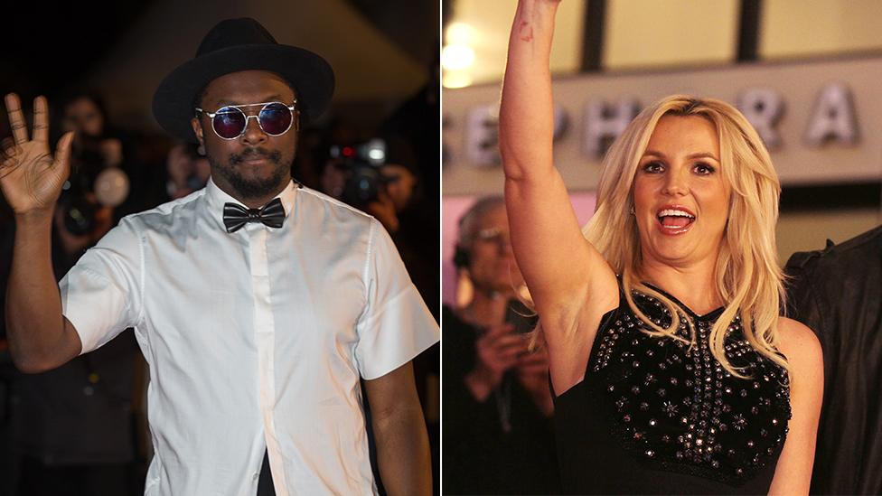 Will.i.am and Britney Spears