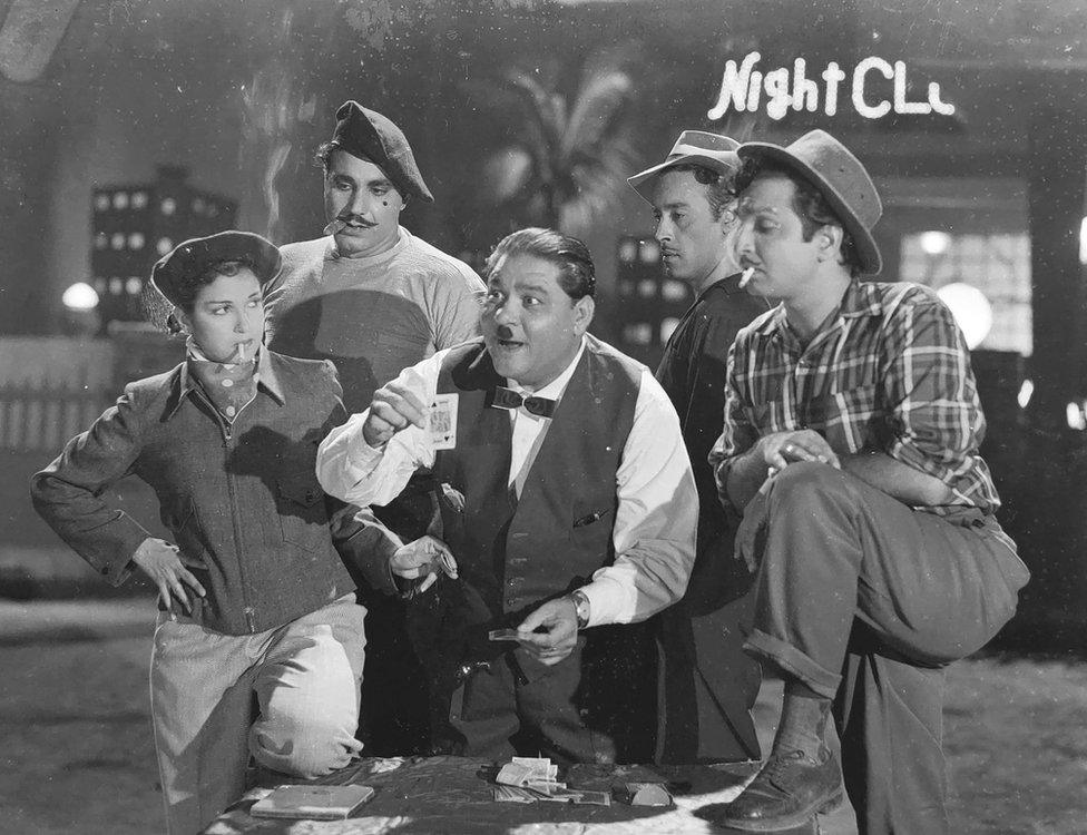 A still from the 1958 Bollywood drama Night Club