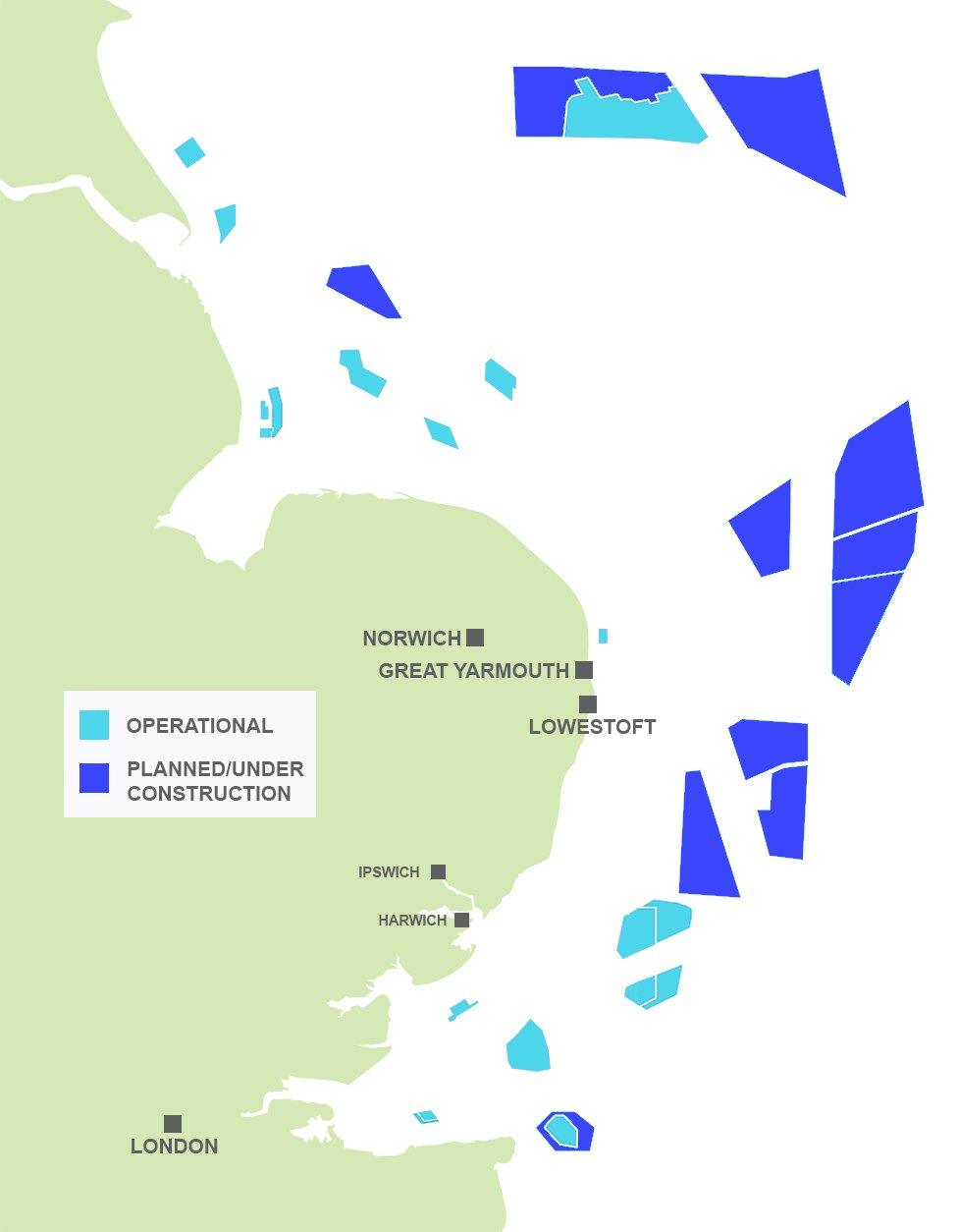 Wind farm map