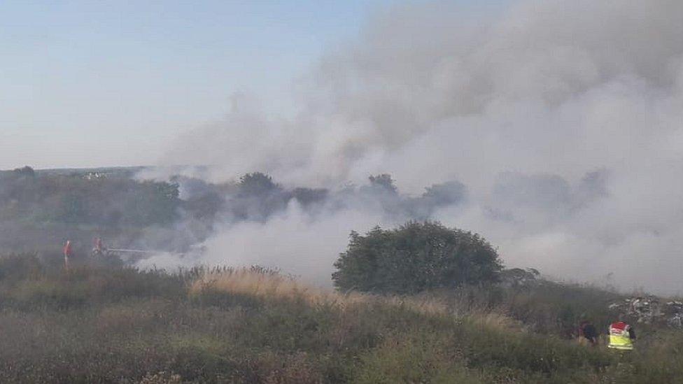 Rainham grass fire