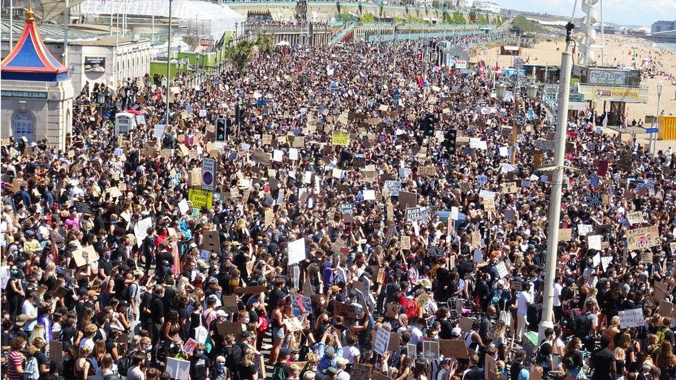 Brighton Black Lives Matter protest