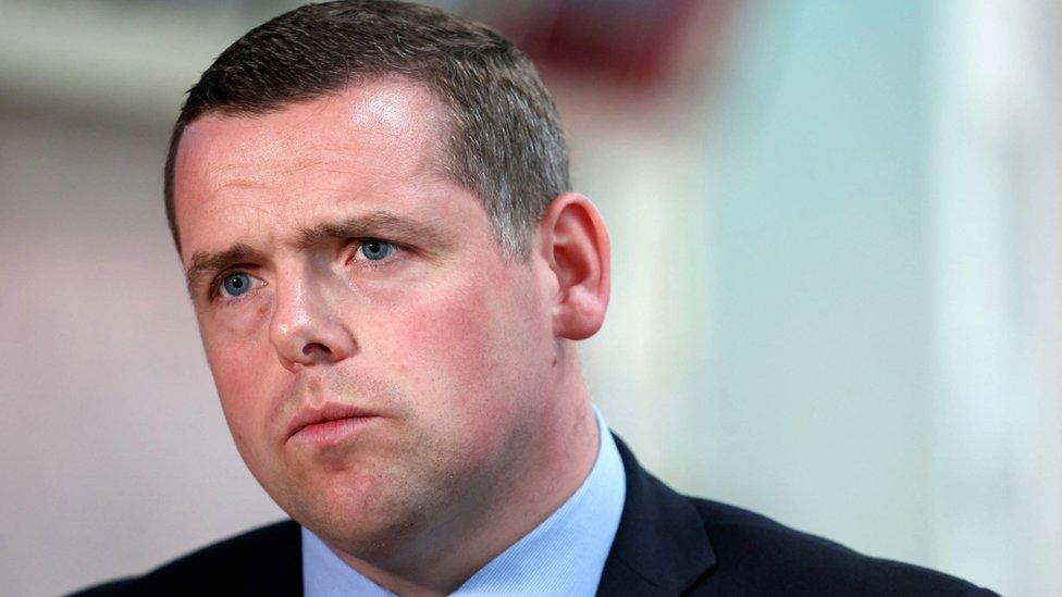 Scottish Conservative leader Douglas Ross