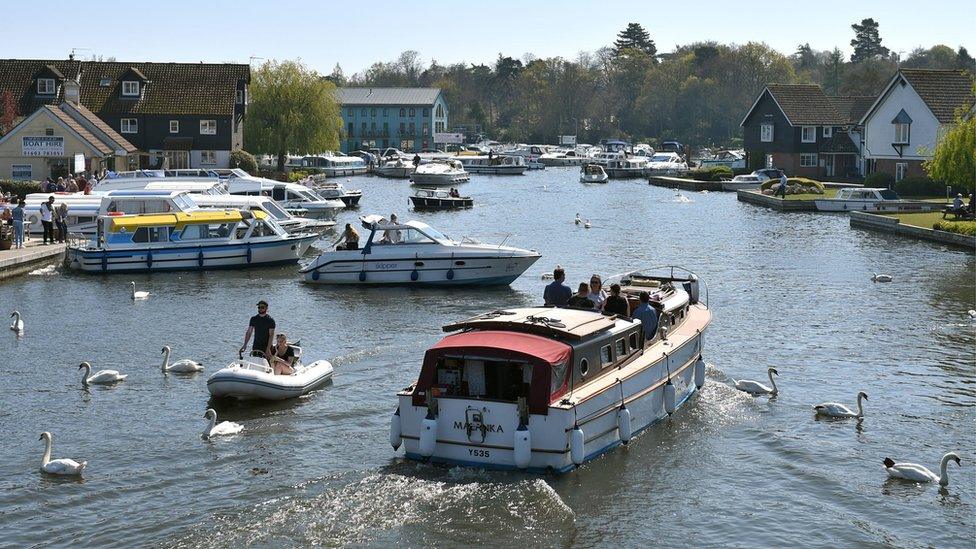 Boats on the River Bure