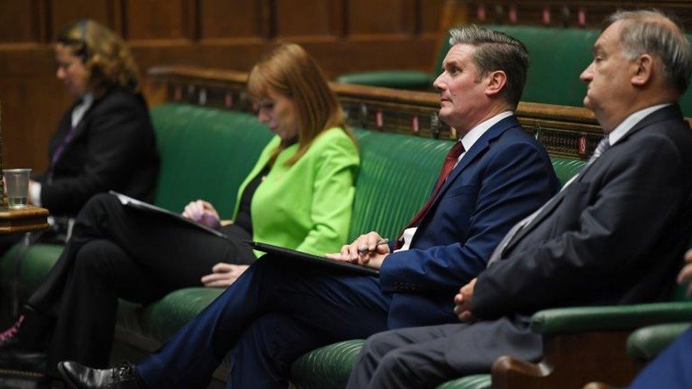 Keir Starmer in the House of Commons