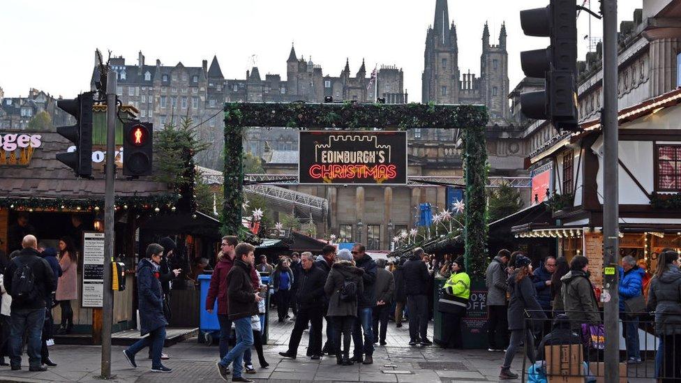 Edinburgh's Christmas market