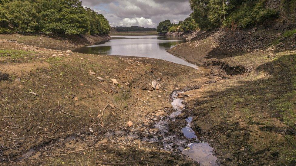 Holme Styes reservoir in Holmfirth, West Yorkshire