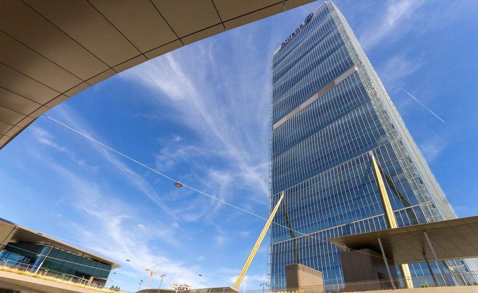 Arata Isozaki's Allianz Tower in Milan, Italy