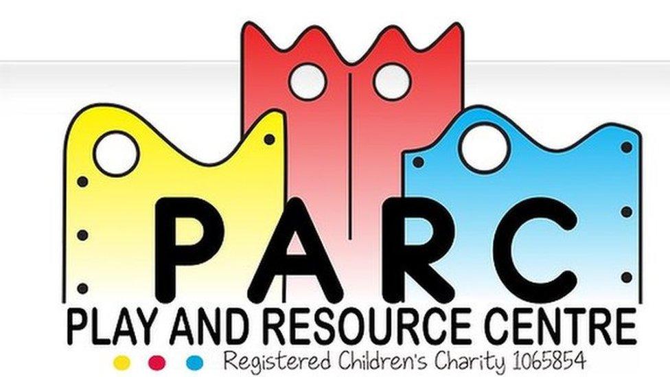 Logo of the PARC charity where thousands of pounds cannot be accounted for