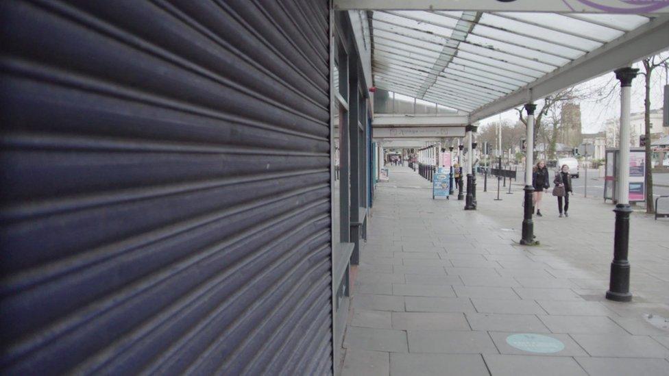 Empty shops on Lord Street