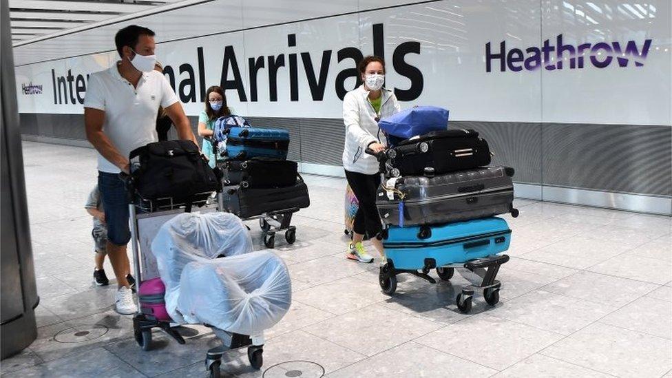 Arrivals at Heathrow