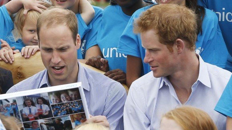 Prince William and Prince Harry