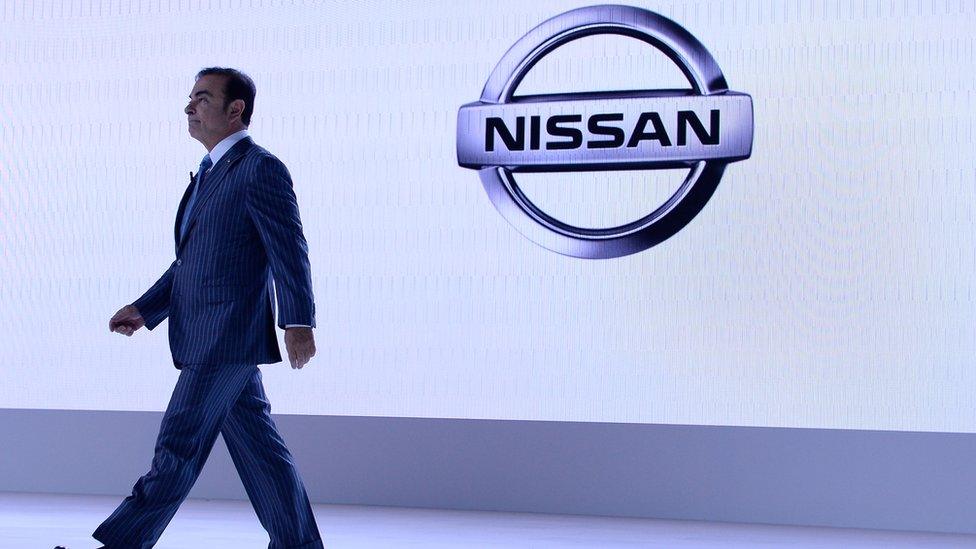 Carlos Ghosn, CEO of Nissan attends the media preview ahead of The 44th Tokyo Motor Show 2015 at Tokyo Big Sight on October 28, 2015 in Tokyo, Japan.