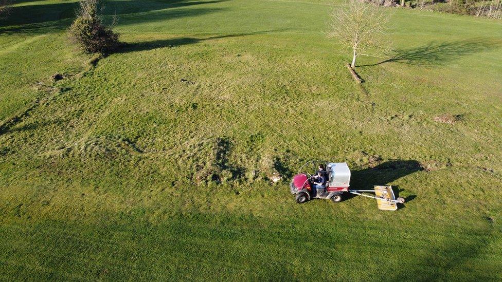 Ground Penetrating Radar Research at Belhus Park Golf Course