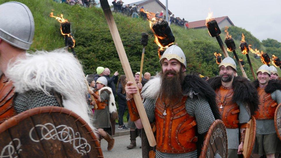 vikings in shetland