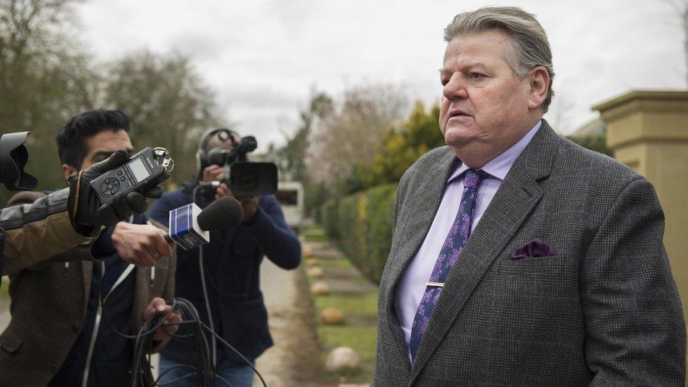 Robbie Coltrane in National Treasure