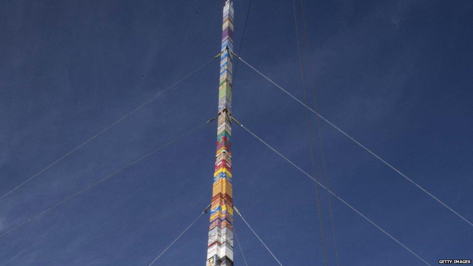 The "Omer Tower" stands at 36-metres tall