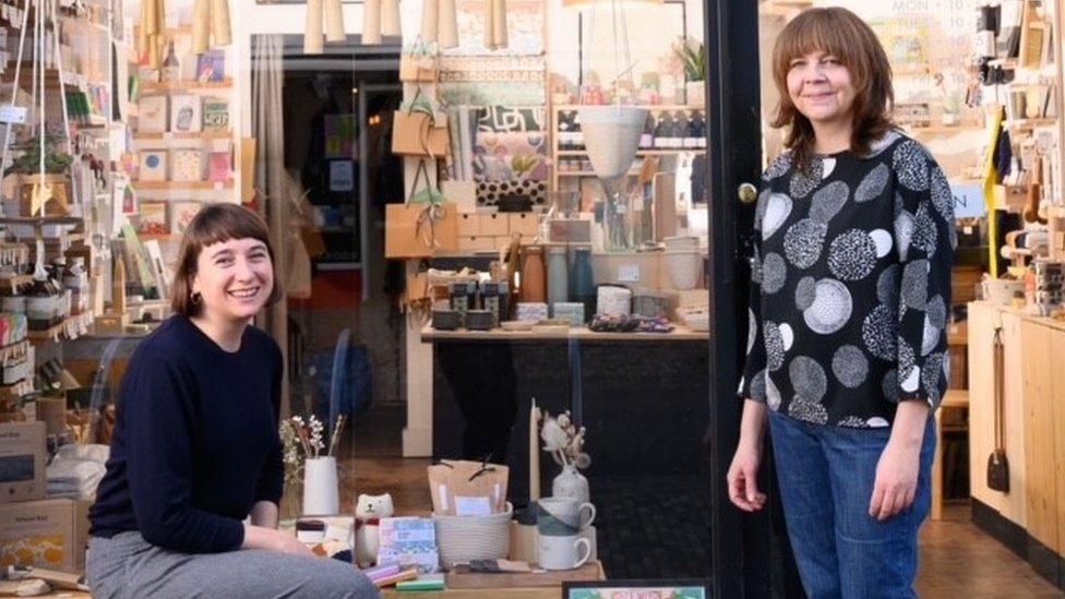 Lucie Beeston is on the left and Tiff Howick