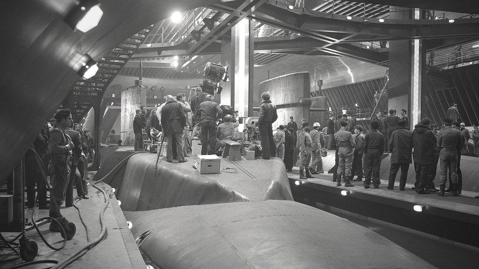 The set of The Spy Who Loved Me