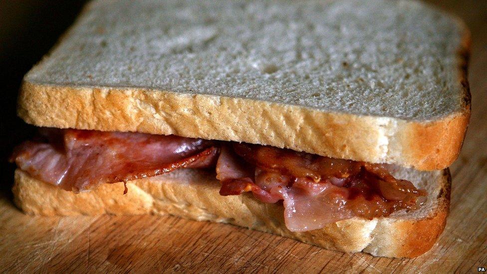 Bacon sandwich