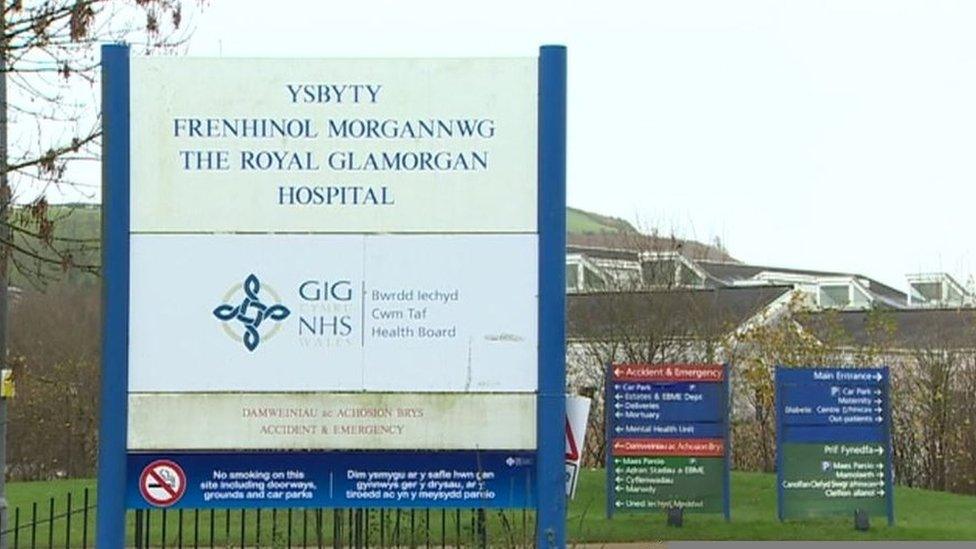 The Royal Glamorgan Hospital in Llantrisant