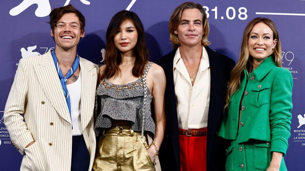 Harry Styles, Gemma Chan, Chris Pine and Olivia Wilde