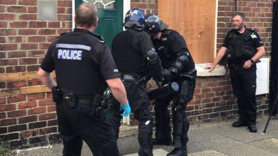 Police raid