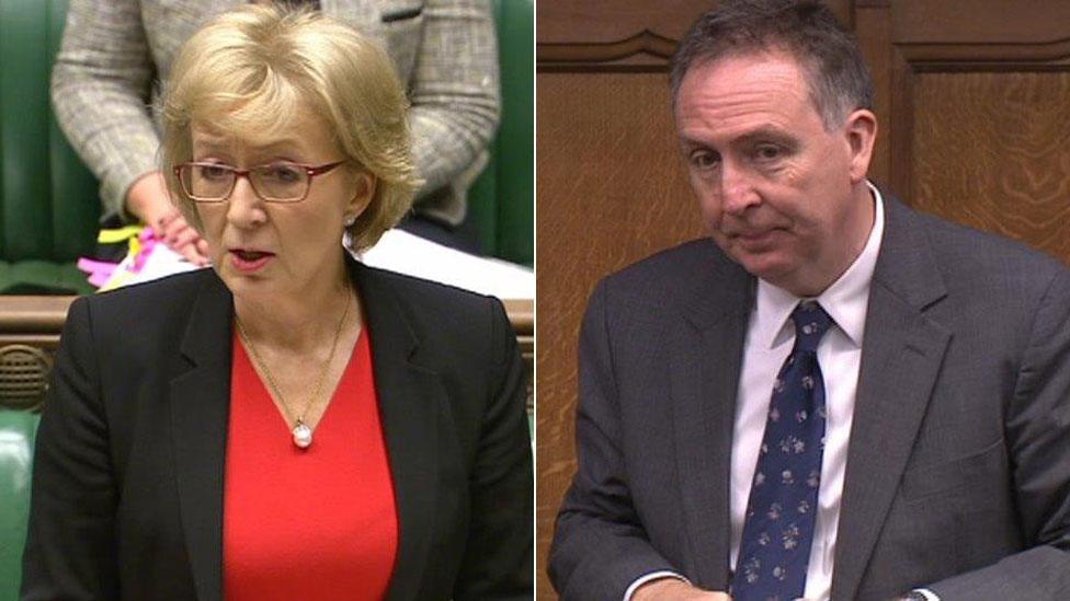 Andrea Leadsom and Nick Smith