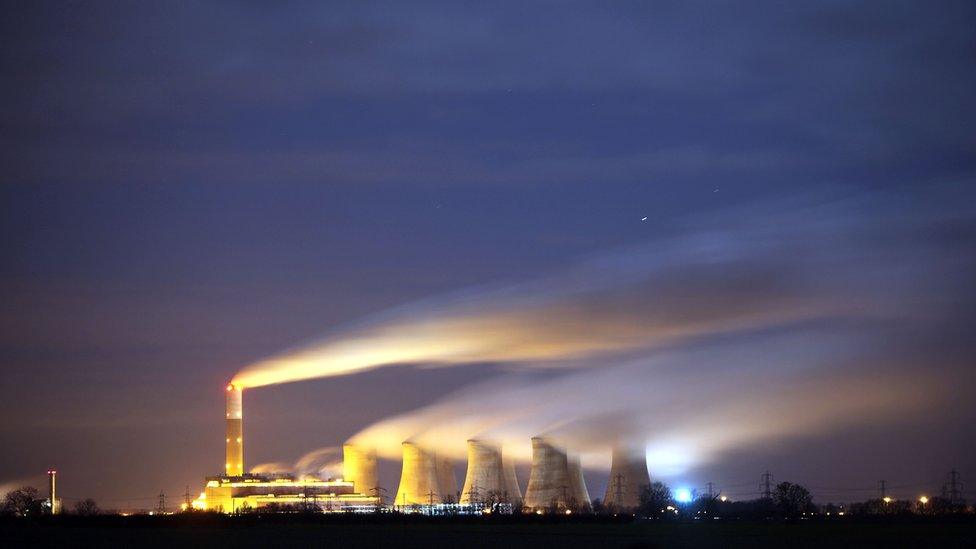 Cooling towers near Retford