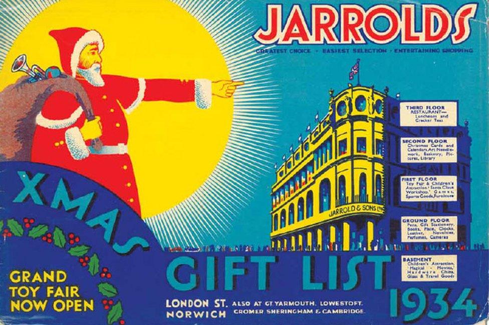 Jarrold Christmas advert, 1934