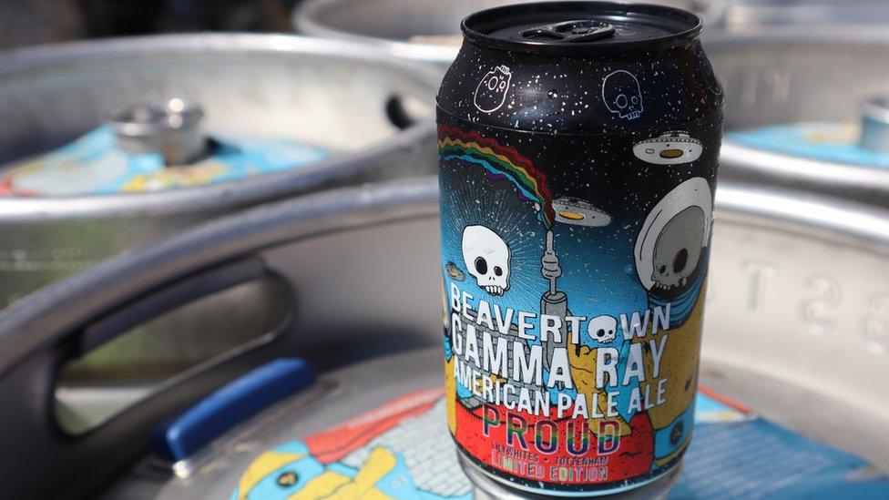 Pride Gamma Ray pale ale can