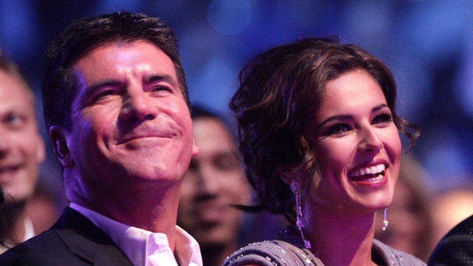 Cheryl and Simon Cowell