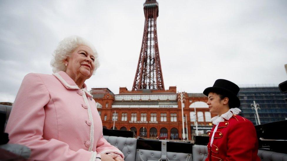 Waxwork of the Queen