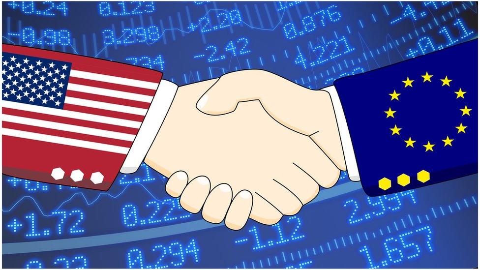 EU-US handshake