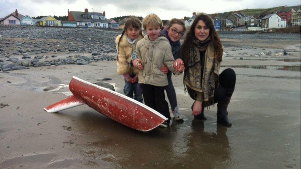 Helen Hinks with her three children Emmi, aged five, William, aged three, and Phoebe, aged nine