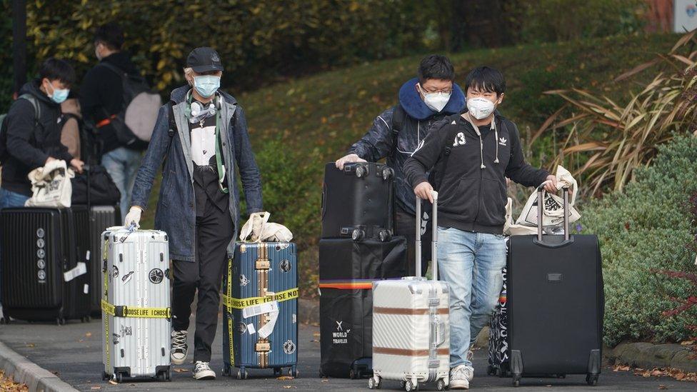 Students in masks