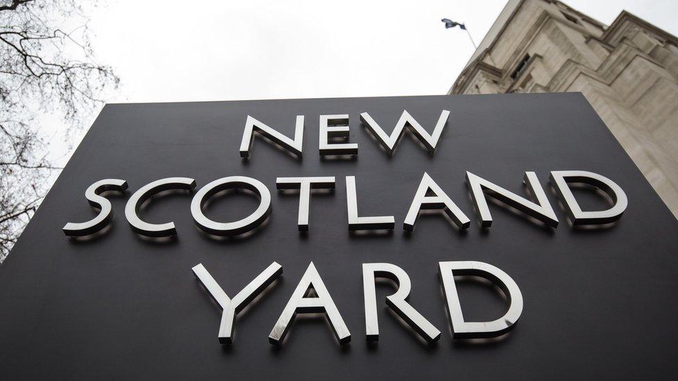 New Scotland Yard sign