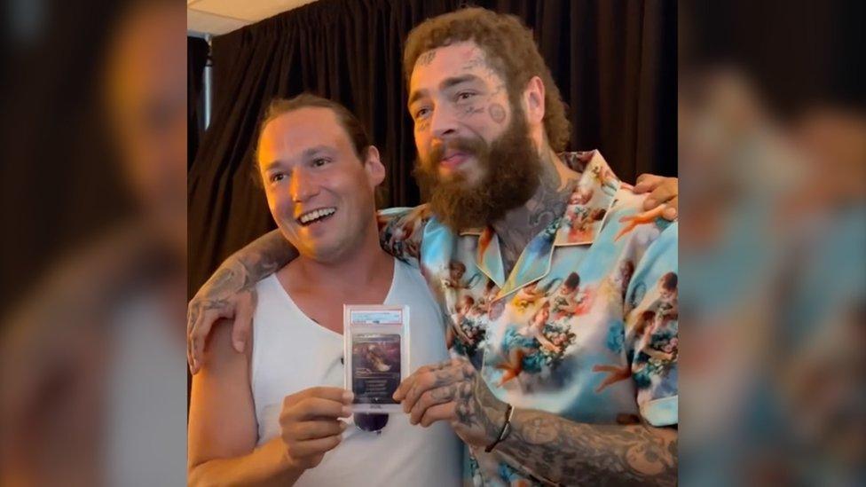 Brook Trafton with Post Malone