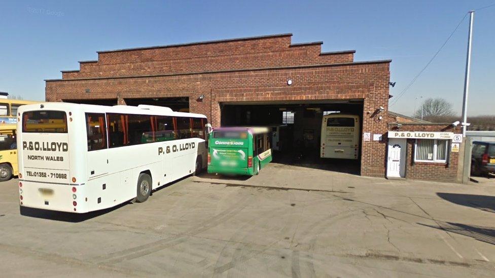 P&O Lloyd Coaches depot, Bagillt