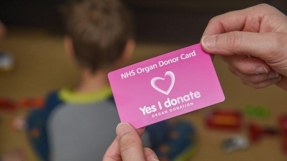 Donor card