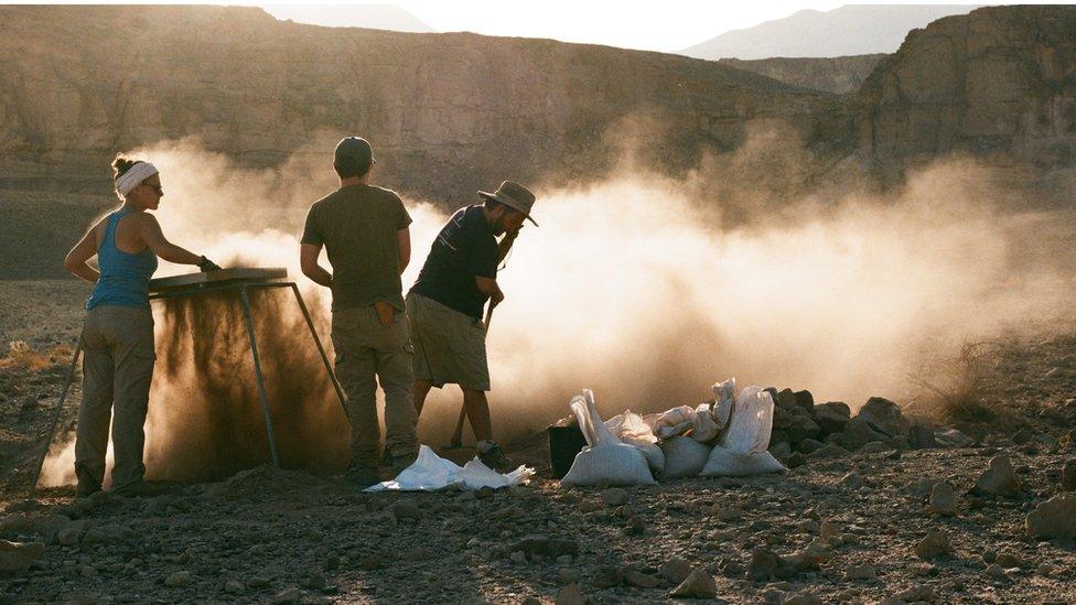 Excavation at Timna