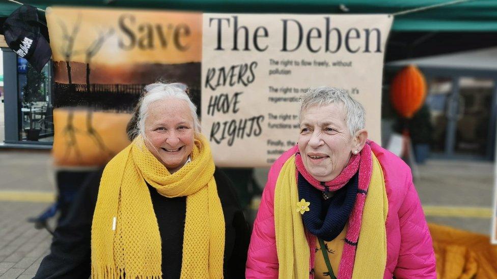 Ruth Leach, left, and Caroline Page