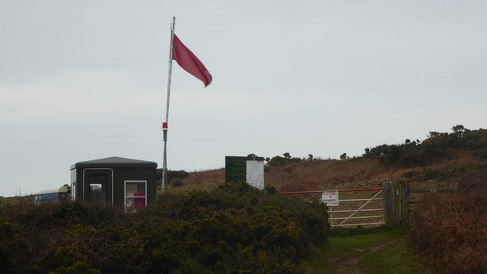 Castlemartin firing range