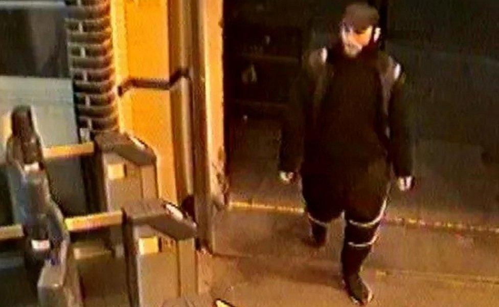 CCTV image of William Fernandez at East Acton station