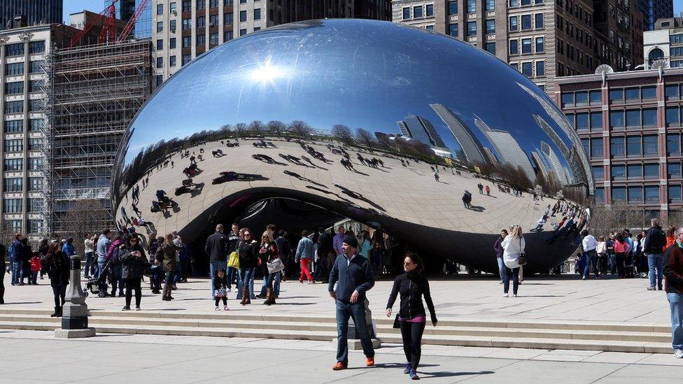 Anish Kapoor's Cloud Gate in Chicago