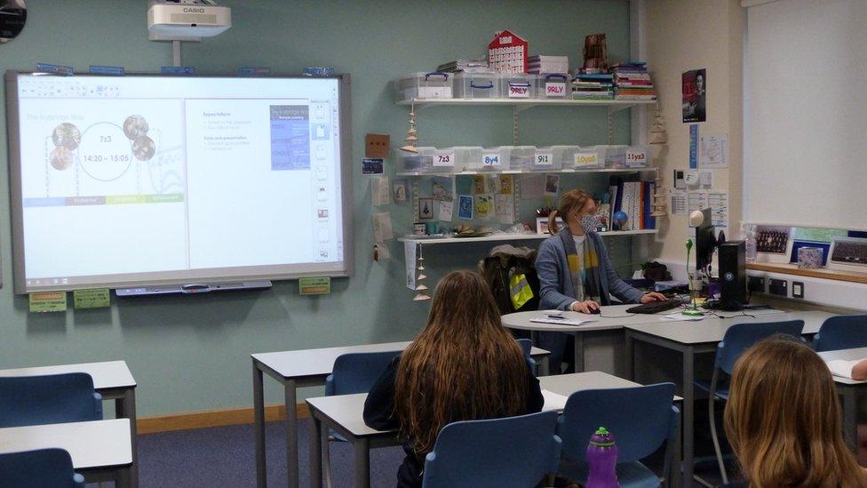 Classroom at Ivybridge Community College