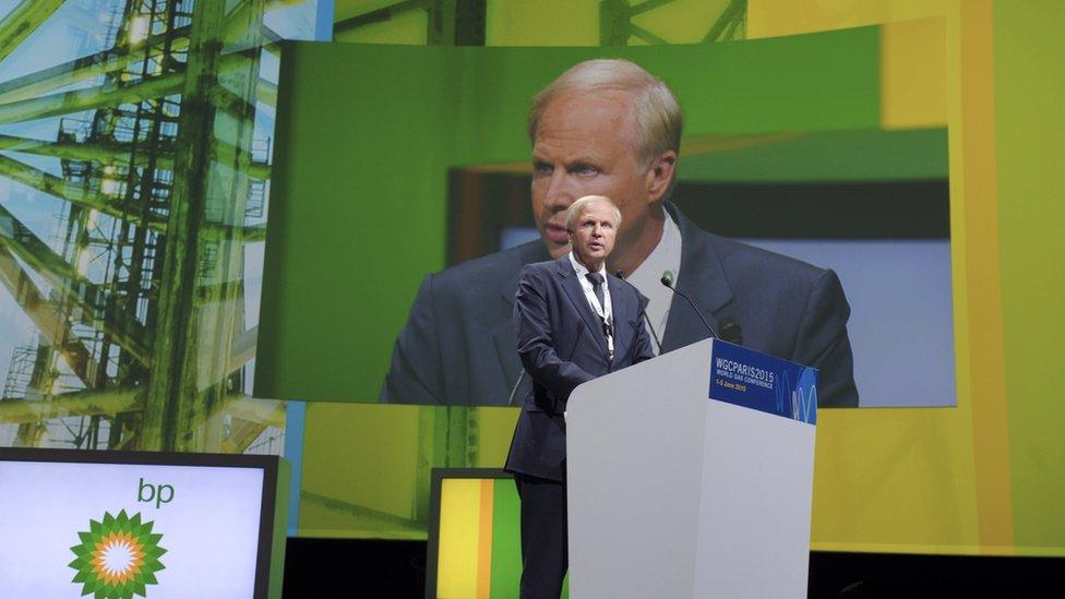 BP's Bob Dudley speaking at event in 2015