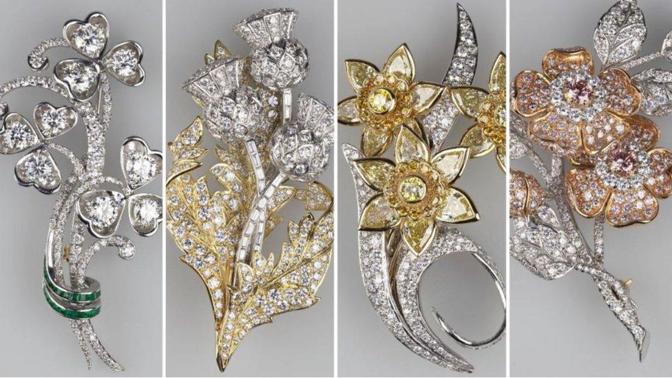 Royal brooches