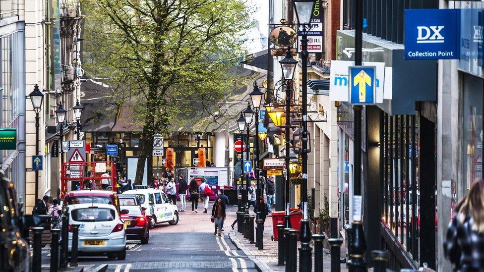 Birmingham street scene